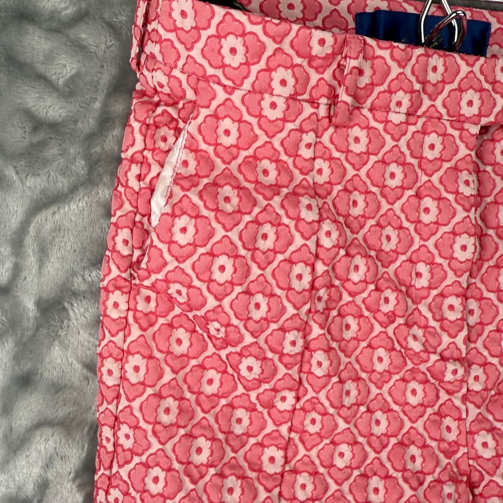 Blue Rain Pink Floral Geometric High Waisted Shorts Womens Small Girlhoodcore - Picture 11 of 16
